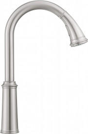 Смеситель для кухни Grohe Gloucester однорычажный с выдвижной лейкой суперсталь 30422DC0