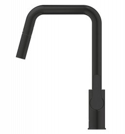 Смеситель для кухни Grohe QuickFix Start с выдвижной лейкой черный матовый 306312430