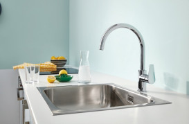 Смеситель для кухни Grohe QuickFix StartEdge однорычажный хром 30529001