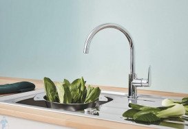 Змішувач для кухні Grohe Start Curve одноважільний хром 31554001