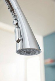 Змішувач для кухні Grohe Zedra змішувач з висувною лійкою хром 32294002