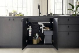 Смеситель для кухни Hansgrohe Aqittura M91 210 однорычажный с выдвижным носиком sBox стартовый комплект сталь 76800800