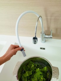 Змішувач для кухні Kludi Bingo Star змішувач білий висувною виливши 428590578