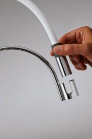 Змішувач для кухні Kludi Bingo Star змішувач білий висувною виливши 428590578