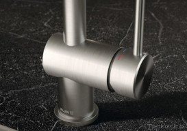 Смеситель для кухни Kludi L Steel однорычажный нержавеющая неполированная сталь 45803F877