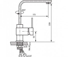 Змішувач для кухні Koller Pool Design Plus змішувач латунь хром DS0400