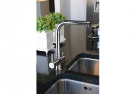 Змішувач для кухні Koller Pool Design Plus Двохважеля з підключенням до фільтру латунь хром DS0200