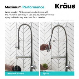 Змішувач для кухні Kraus Artec Pro змішувач латунь хром KPF-1603CH