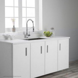 Змішувач для кухні Kraus Bolden пружинний змішувач хром KPF-1610CH