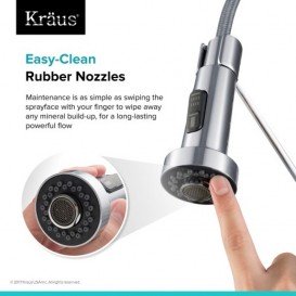 Змішувач для кухні Kraus Bolden пружинний змішувач хром KPF-1610CH