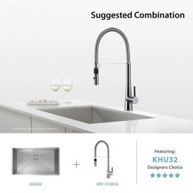 Змішувач для кухні Kraus Crespo змішувач хром KPF-2730CH