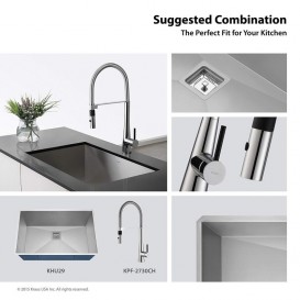 Змішувач для кухні Kraus Crespo змішувач хром KPF-2730CH