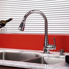 Смеситель для кухни Kraus однорычажный хром KPF-2230CH