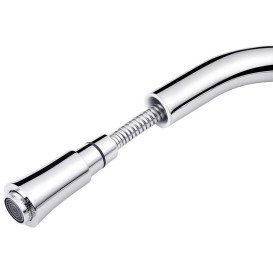 Смеситель для кухни Kroner KRM 11-013F с выдвижным изливом хром CV027263