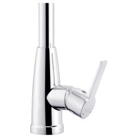 Смеситель для кухни Kroner KRM 11-013F с выдвижным изливом хром CV027263