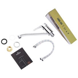 Смеситель для кухни Kroner KRM Odra-C030 однорычажный хром CV021079