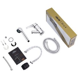 Змішувач для кухні Kroner KRM Odra-C030-T з висувним виливом хром CV021127