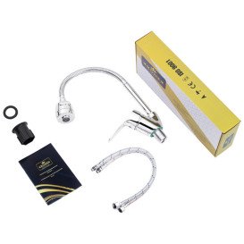 Смеситель для кухни Kroner KRM Odra-C038-1 с гибким изливом хром CV021194