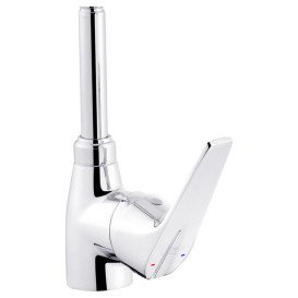 Змішувач для кухні Kroner KRM Odra-C039-1 з гнучким виливом хром CV021200