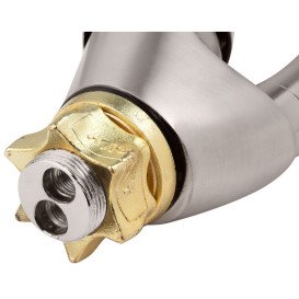 Смеситель для кухни Kroner KRM Odra-N035 однорычажный никель CV021219