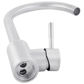 Змішувач для кухні Kroner KRP Edelstahl Klassisch-ESG035 одноважільний нікель CV023000