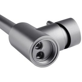 Змішувач для кухні Kroner KRP Edelstahl Klassisch-SCH035PVD одноважільний чорний PVD CV024351