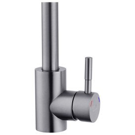 Змішувач для кухні Kroner KRP Edelstahl Klassisch-SCH035PVD одноважільний чорний PVD CV024351