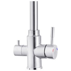 Змішувач для кухні Kroner KRP Edelstahl Klassisch-ESG038 під фільтр нікель CV022992