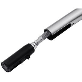 Змішувач для кухні Kroner KRP Edelstahl Klassisch-ESG03915 з висувним виливом нержавіюча сталь CV032281