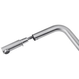 Змішувач для кухні Kroner KRP Edelstahl Klassisch-ESG03917 з висувним виливом нержавіюча сталь CV032284