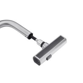 Змішувач для кухні Kroner KRP Edelstahl Klassisch-ESG03918 з висувним виливом нержавіюча сталь CV032498