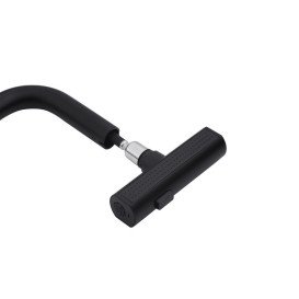 Змішувач для кухні Kroner KRP Edelstahl Klassisch-SCH03918 з висувним виливом чорний CV032500