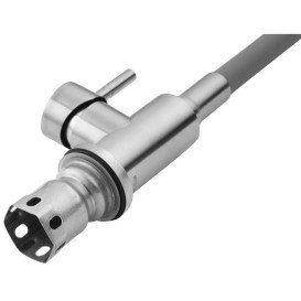 Змішувач для кухні Kroner KRP Edelstahl Klassisch-ESG031GRA з гнучким виливом нержавіюча сталь/сірий CV035372