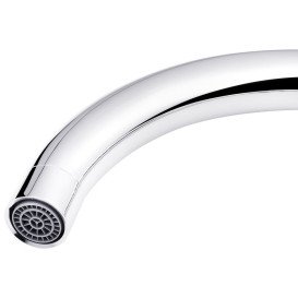 Смеситель для кухни Kroner KRP Essen-W030 однорычажный хром/белый CV024334