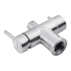 Смеситель для кухни Kroner KRP Klassisch-ESG03815WHI под фильтр нержавеющая сталь/белый CV027935