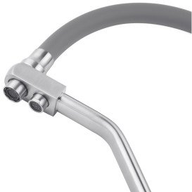 Змішувач для кухні Kroner KRP Klassisch-ESG03817GRA під фільтр нержавіюча сталь/сірий CV027937