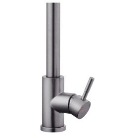 Змішувач для кухні Kroner KRP Klassisch-PVD03916 з висувним виливом графіт CV032283