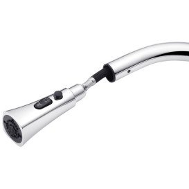 Смеситель для кухни Kroner KRP Makon-C030-T с выдвижным изливом хром CV033866