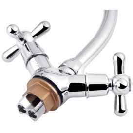 Змішувач для кухні Kroner KRP Royce-C030 двовентильний хром CV029049