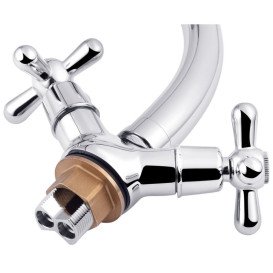 Змішувач для кухні Kroner KRP Royce-C032 двовентильний хром CV029050
