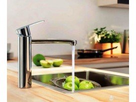 Змішувач для кухні одноважільний Grohe Get хром 30196000