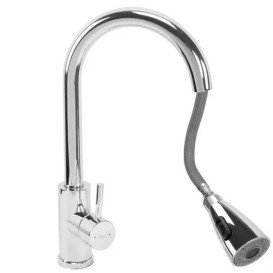 Змішувач для кухні Rea Cross одноважільний з висувною лійкою хром REA-B5310