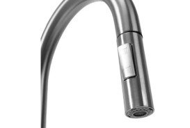 Смеситель для кухни Rea Fresh однорычажный с выдвижной лейкой никель REA-B9146