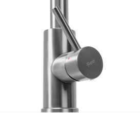 Змішувач для кухні Rea Fresh одноважільний з висувною лійкою нікель REA-B9146