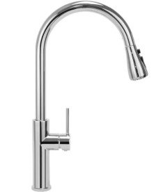 Смеситель для кухни Rea Nest однорычажный с выдвижной лейкой хром REA-B2056