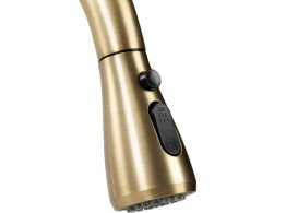 Смеситель для кухни Rea Nest однорычажный с выдвижной лейкой матовое золото REA-B6600