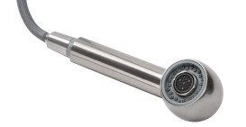 Смеситель для кухни Rea Troy однорычажный с выдвижной лейкой никель REA-B6301