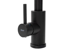 Змішувач для кухні Rea Troy одноважільний з висувною лійкою чорний REA-B6300