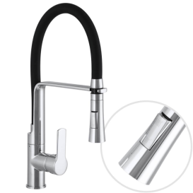 Смеситель для кухни Sink Quality Power однорычажный с гибким изливом хром BVsK-ch