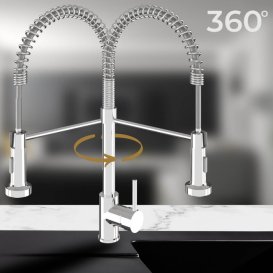 Змішувач для кухні Sink Quality Solid одноважільний з гнучким виливом хром BSL-ch